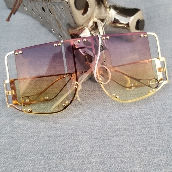 2020 woman Square style fashion luxury sunglasses - Picture 5 of 7